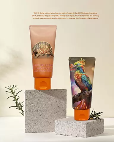 Tubos cosm&eacute;ticos para impress&atilde;o digital 3D