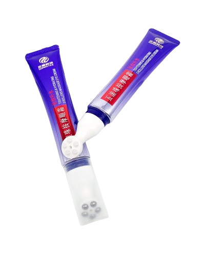 Tubo ocular de massagem com cinco rolos D19