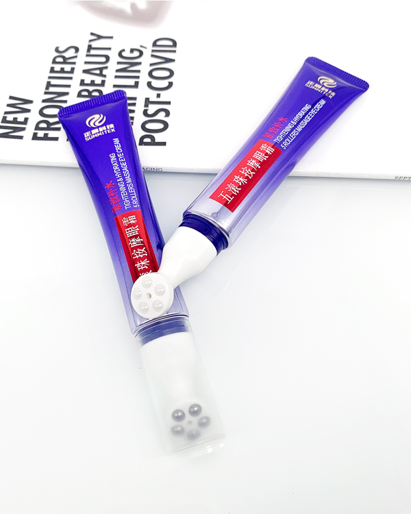 Tubo ocular de massagem com cinco rolos D19
