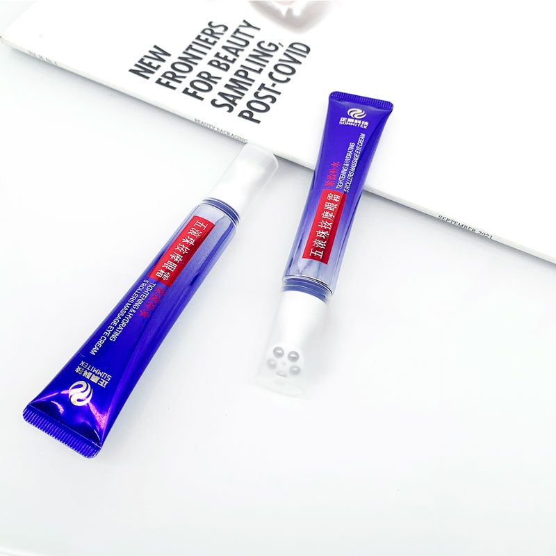 Tubo ocular de massagem com cinco rolos D19