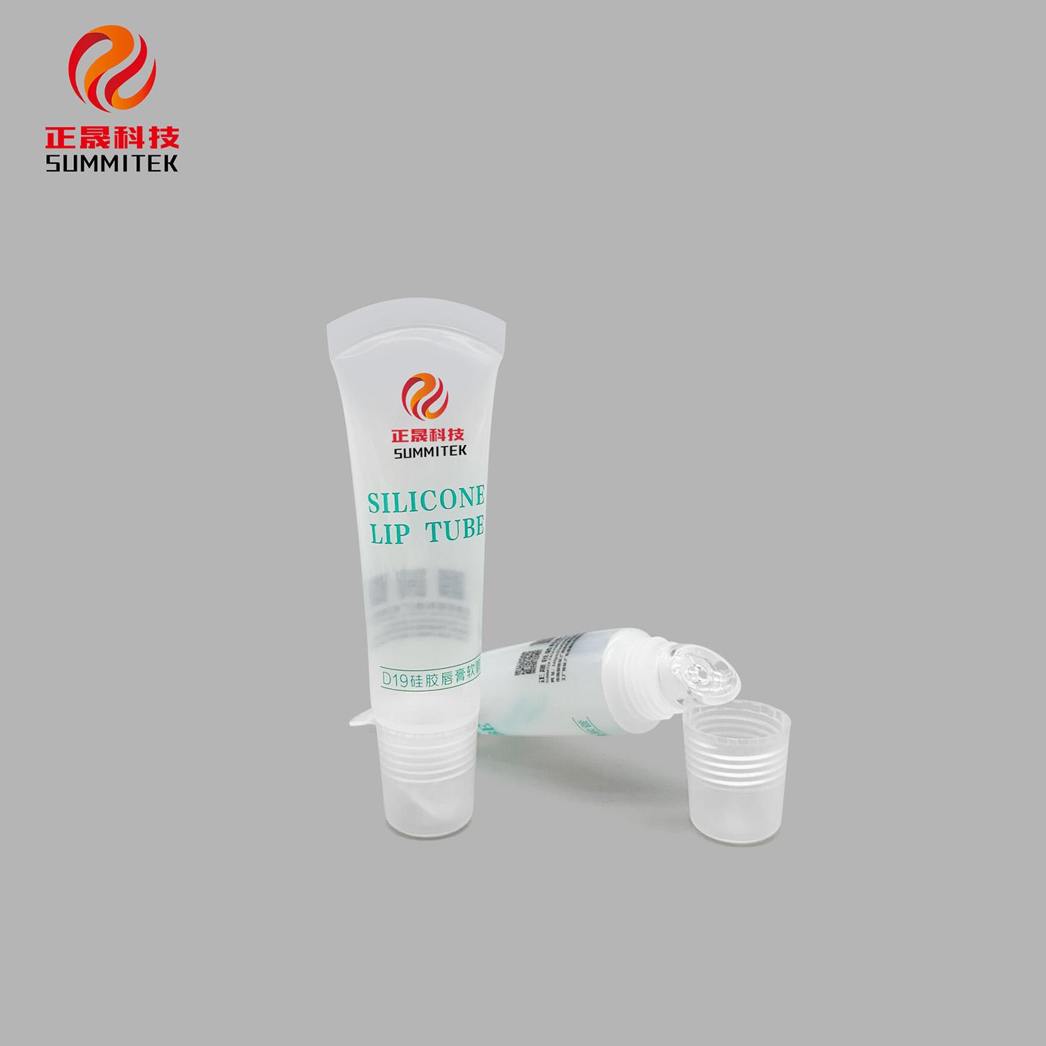Tubo aplicador labial de silicone D19