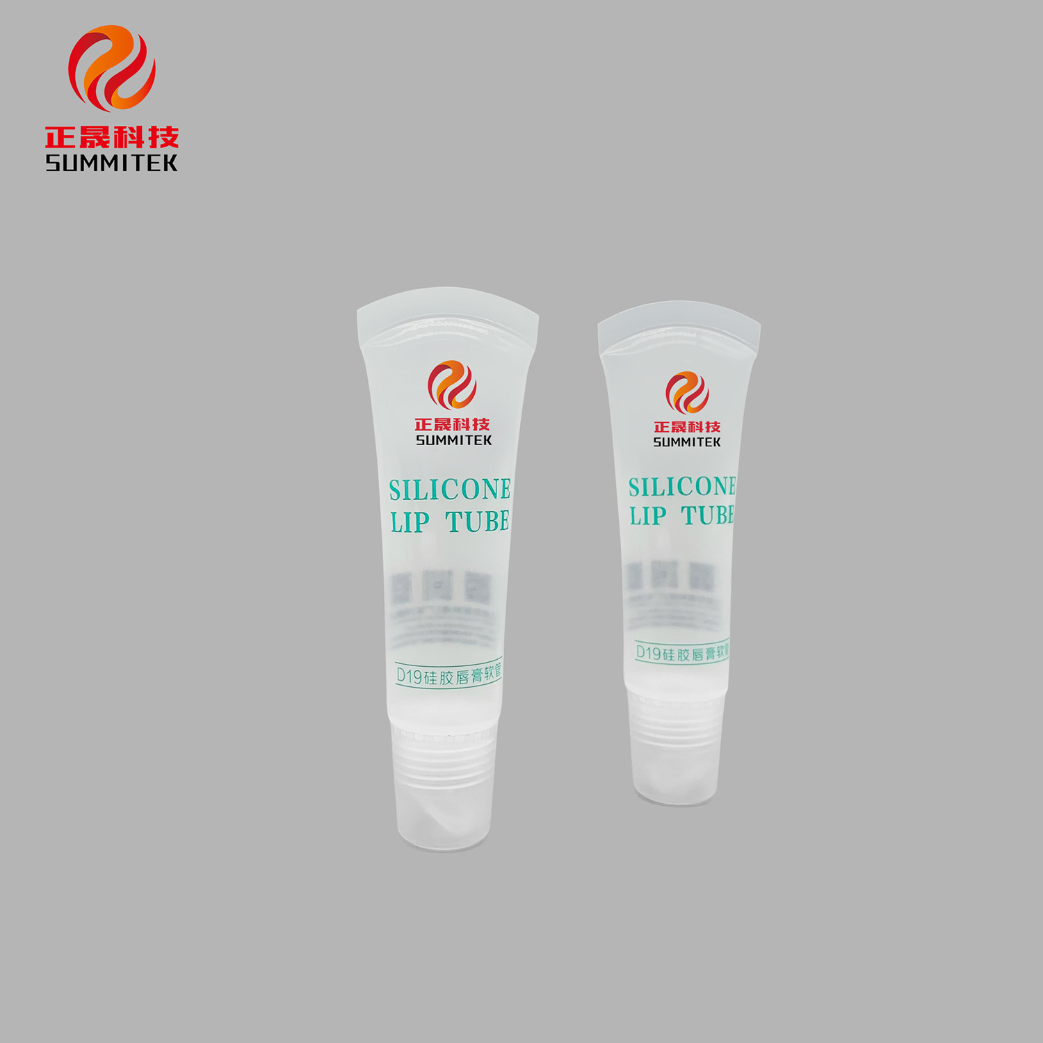 Tubo aplicador labial de silicone D19