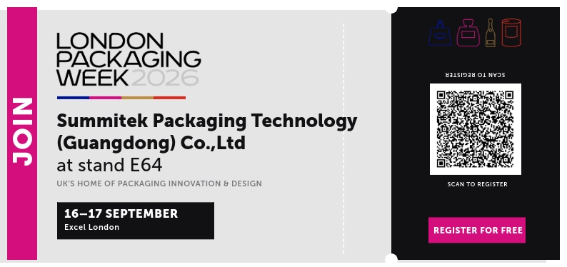Emocionante an&uacute;ncio oficial: Nos vemos em Londres! Summitek convida voc&ecirc; para a London Packaging Week 2026！