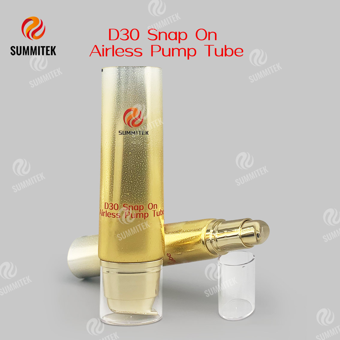 Tubo de bomba sem ar de encaixe D30 | Embalagem cosm&eacute;tica para bomba de v&aacute;cuo