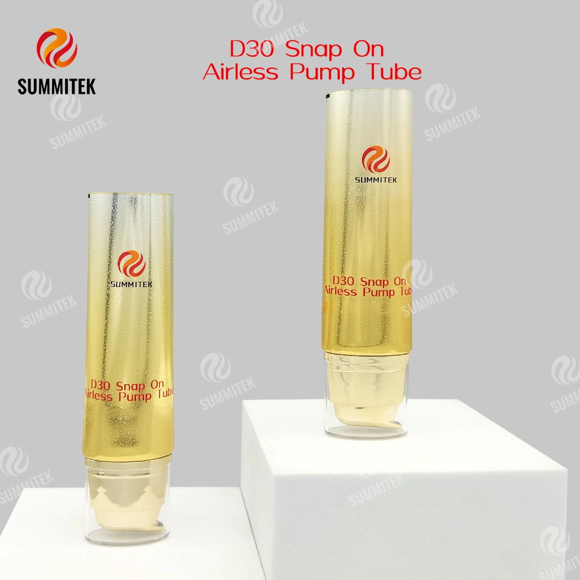 Tubo de bomba sem ar de encaixe D30 | Embalagem cosm&eacute;tica para bomba de v&aacute;cuo