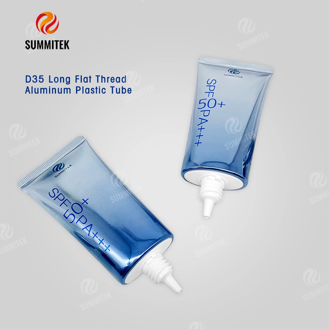 Tubo ABL com bico longo D35 | Empacotamento galvanizado matte da prote&ccedil;&atilde;o solar da c&oacute;pia do inclina&ccedil;&atilde;o do tamp&atilde;o