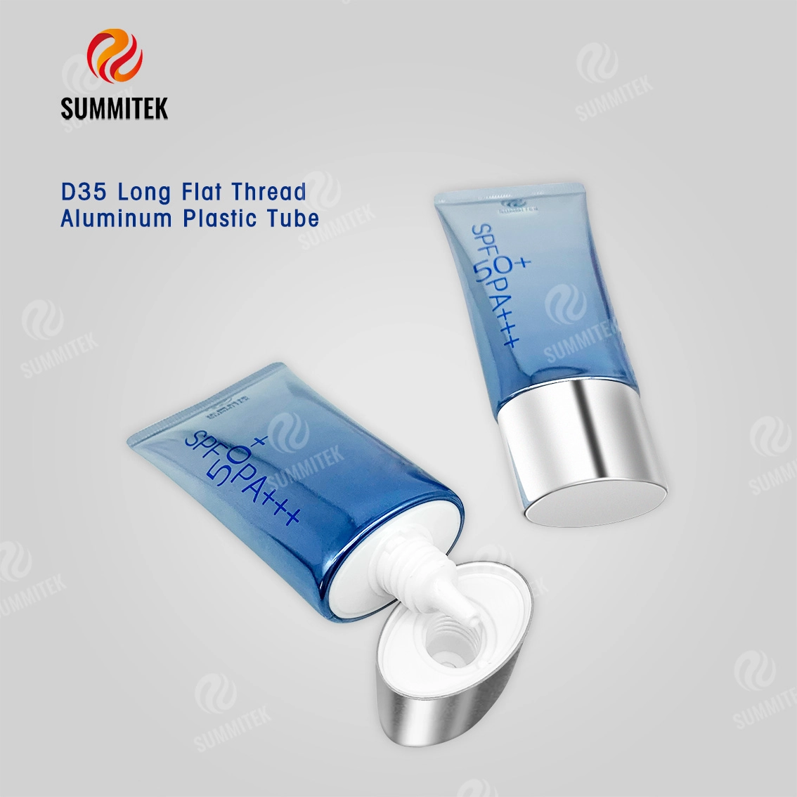 Tubo ABL com bico longo D35 | Empacotamento galvanizado matte da prote&ccedil;&atilde;o solar da c&oacute;pia do inclina&ccedil;&atilde;o do tamp&atilde;o