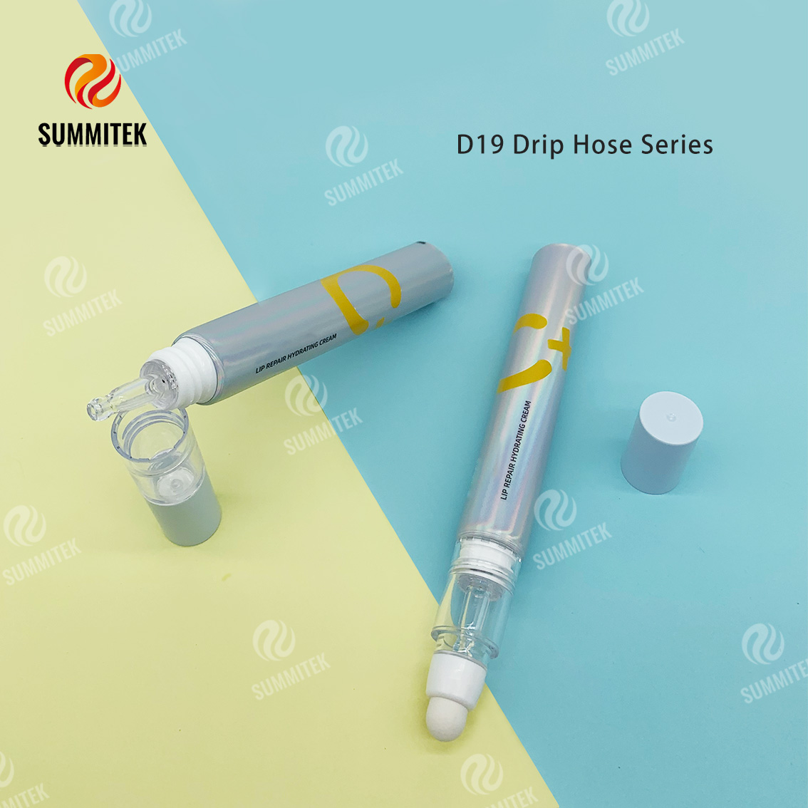 Tubo de reparo profundo multiaplicador | Embalagem de tratamento de soro com cabe&ccedil;as personalizadas D16-D30